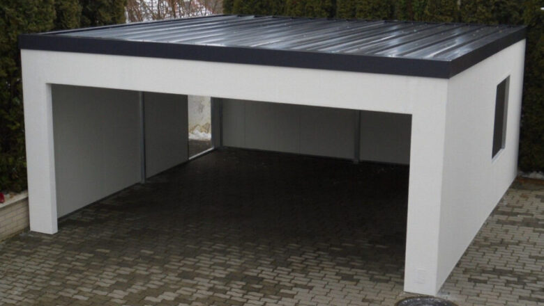 Zalety garaży blaszanych tynkowanych – Estetyka i funkcjonalność